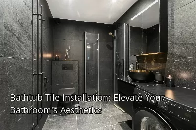 Bathtub Tile Installation: Elevate Your Bathroom's Aesthetics