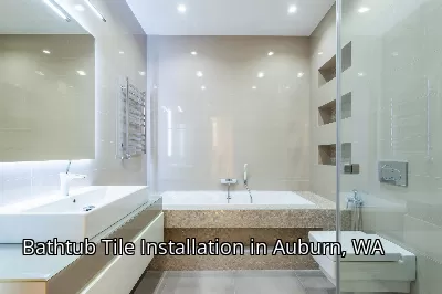 Bathtub Tile Installation in Auburn, WA