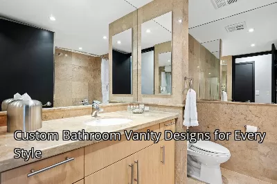 Custom Bathroom Vanity Designs for Every Style