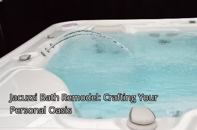 Jacuzzi Bath Remodel: Crafting Your Personal Oasis