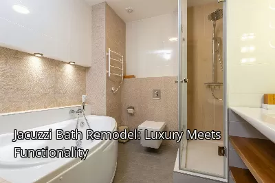 Jacuzzi Bath Remodel: Luxury Meets Functionality