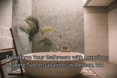 Transform Your Bathroom with Luxurious Soaking Tub Installations in Renton, WA