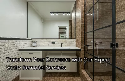 Transform Your Bathroom with Our Expert Vanity Remodel Services