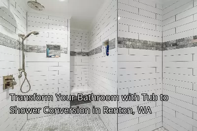 Transform Your Bathroom with Tub to Shower Conversion in Renton, WA