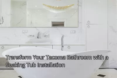 Transform Your Tacoma Bathroom with a Soaking Tub Installation