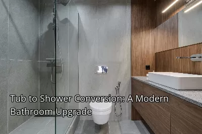 Tub to Shower Conversion: A Modern Bathroom Upgrade